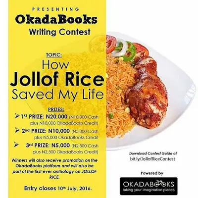 [Enter] OkadaBooks Writing Contest 2016: How Jollof Rice Saved My Life