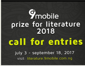 Apply For 9mobile Prize For Literature 2018