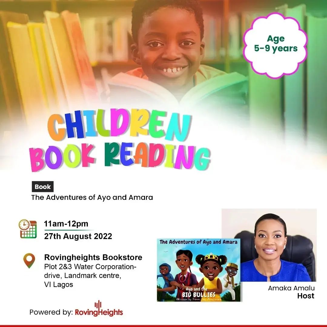 Attend this Book Reading for Children in Lagos and Abuja